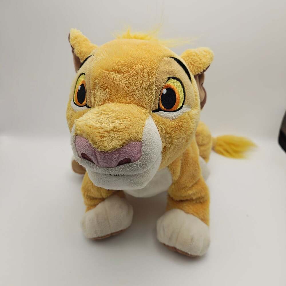 Disney Store The Lion King Simba Cub Plush Stuffed Animal Toy 14 Inches